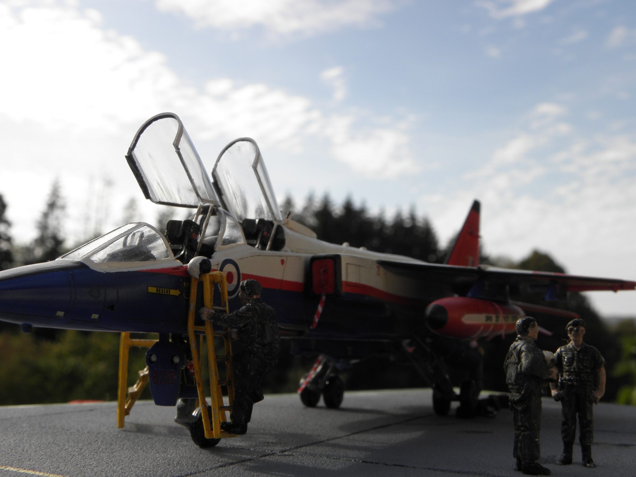 Diorama Jaguar T2 1/72 Chris Aviation